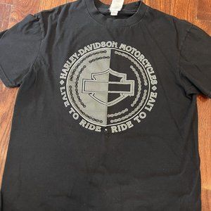 Harley Davidson Winston Salem Lg Live To Ride Ride To Live Shirt